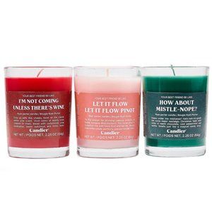 Ryan Porter Set of 3 Holiday Votive Candles